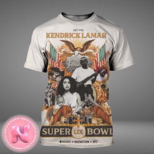 Kendrick Lamar Super Bowl LIX 2025 NFL Super Bowl Halftime Show They Now Like Us All Over Print Shirt