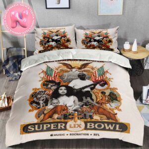 Kendrick Lamar Super Bowl LIX 2025 NFL Super Bowl Halftime Show They Now Like Us Bedding Set