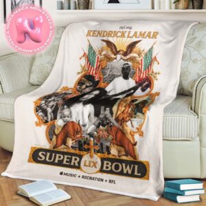 Kendrick Lamar Super Bowl LIX 2025 NFL Super Bowl Halftime Show They Now Like Us Blanket