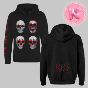 Kiss Halloween Mega Hotter Than Hell Skulls T-Shirt Hoodie