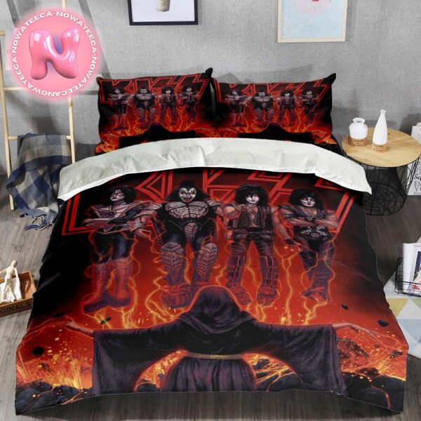 Kiss Halloween Mega Limited Edtion Conjuring Flames Bedding Set