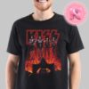 Kiss Halloween Mega Conjuring Flames Unisex T-Shirt