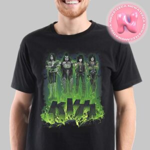 Kiss Limited Edition Halloween Bats Green Variant Halloween Mega Unisex T-Shirt