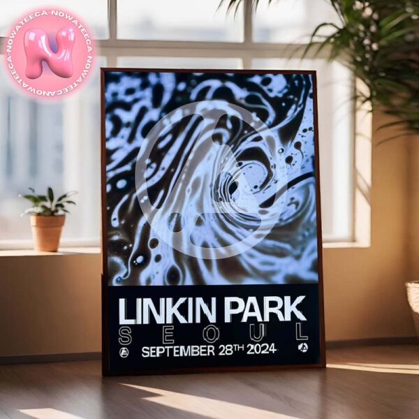 Linkin Park From Zero Tour Live Show Music Poster For Inspire Arena Seoul South Korea On September 28th 2024 Home Decor Poster Canvas