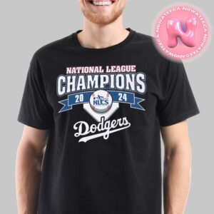 Los Angeles Dodgers 2024 National League Champions Franklin MLB Postseason Unisex T-Shirt