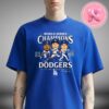 Los Angeles Dodgers 2024 World Series Champions Boys In Blue Player Graphic Unisex T-Shirt