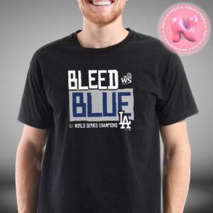 Los Angeles Dodgers 2024 World Series Champions Bleed Blue Unisex T-Shirt