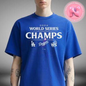 Los Angeles Dodgers 2024 World Series Champions Official Logo Unisex T-Shirt