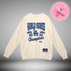 Los Angeles Dodgers Mitchell And Ness 2024 World Series Champions Arch Logo Two Sides Unisex T-Shirt