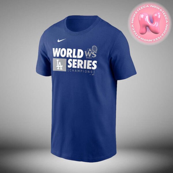 Los Angeles Dodgers Nike 2024 World Series Champions Banner Unisex T-Shirt