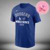 Los Angeles Dodgers Nike Royal 2024 World Series Authentic Collection Legend MLB Postseason Unisex T-Shirt