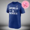 Los Angeles Dodgers Nike Royal 2024 World Series Arched Lockup MLB Postseason Unisex T-Shirt