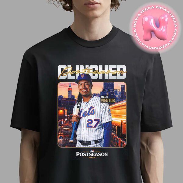 Mark Vientos And New York Mets Has Been Clinched To The 2024 MLB Postseason Unisex T-Shirt