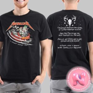 Metallica Sleigh Holiday 2024 72 Seasons Greetings Two Sides Unisex T-Shirt