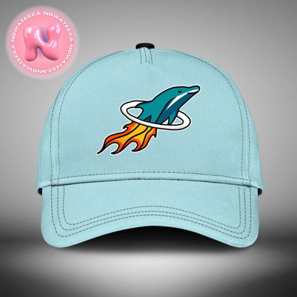 Miami Dolphins And Miami Heat Combined NFL x NBA Logos Miami Sport Teams Classic Cap Hat Snapback