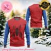 Movie Superhero Into The Spider Verse Miles Suit Custom Imitation Knitted Ugly Sweater