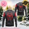 Movie Superhero Homemade Spiderman Custom Imitation Knitted Ugly Sweater