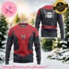 Movie Superhero The Human Spider Custom Imitation Knitted Ugly Sweater