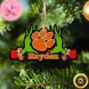 NCAA Clemson Tigers And Grinch Christmas Ornament Custom Your Name