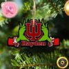 NCAA Indiana Hoosiers And Grinch Christmas Ornament Custom Your Name Christmas Tree Decorations Ornament