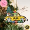 NCAA Lowa Hawkeyes And Grinch Christmas Ornament Custom Your Name