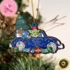 NCAA Kentucky Wildcats And Grinch Christmas Ornament Custom Your Name