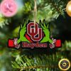 NCAA Oklahoma Sooners And Grinch Christmas Ornament Custom Your Name