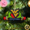 NCAA West Virginia Mountaineers Mickey Mouse Christmas Ornament