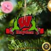 NCAA Wisconsin Badgers Mickey Mouse Christmas Tree Decorations Ornament