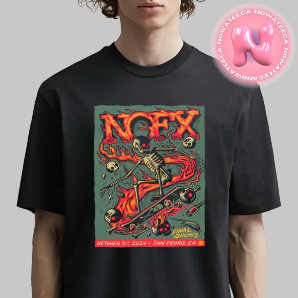 NOFX Final Live Show Concert At San Pedro CA On October 5th 2024 Unisex T-Shirt