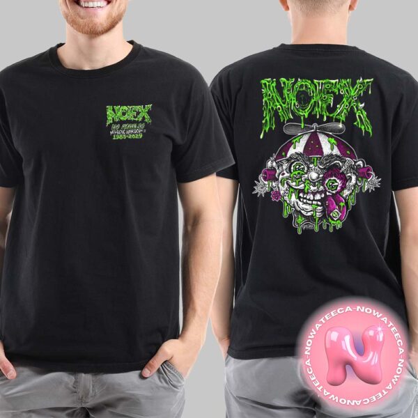 NOFX Rich Kids On NOFX Final Tour At Los Angeles Melodic Hardcor On 1983-2024 Two Sides Unisex T-Shirt