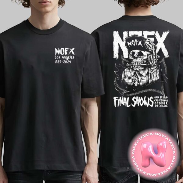 NOFX Some Suicidal Threw Me Into A Post Two Sides Unisex T-Shirt