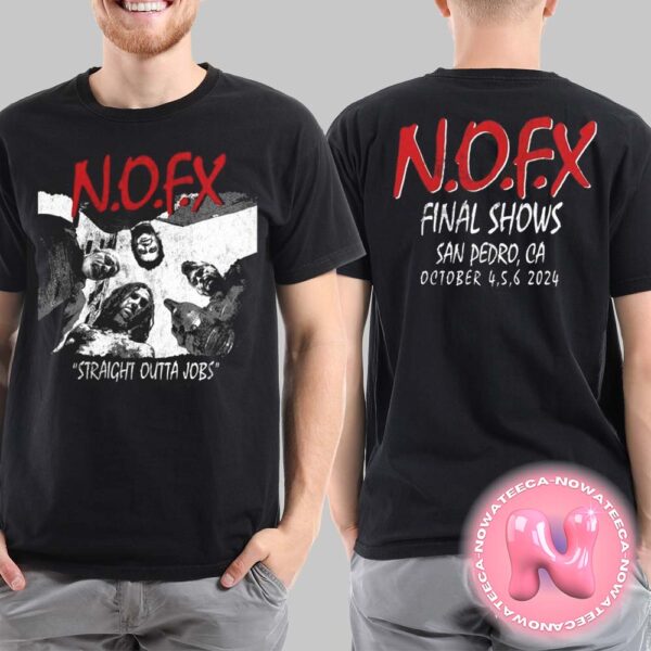 NOFX Straight Outta Jobs NWA Two Sides Unisex T-Shirt