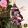 NCAA Arkansas Razorbacks And Baby Yoda Christmas Ornament