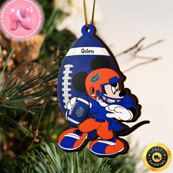 NCAA Florida Gators Mickey Mouse Christmas Ornament