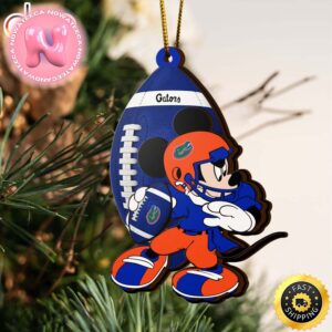 NCAA Florida Gators Mickey Mouse Christmas Tree Decorations Ornament