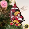 NCAA Notre Dame Fighting Irish And Grinch Christmas Ornament Custom Your Name Christmas Tree Decorations Ornament