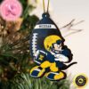 NCAA Michigan Wolverines Grinch Christmas Ornament Personalized Your Name