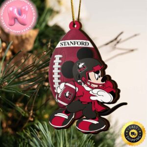 Ncaa Northern Illinois Huskies Mickey Mouse Christmas Ornament