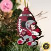 NCAA Oklahoma Sooners And Baby Yoda Christmas Ornament