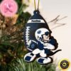 NCAA Pittsburgh Panthers And Baby Yoda Christmas Ornament