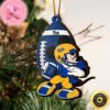 NCAA Pittsburgh Panthers And Grinch Christmas Ornament Custom Your Name