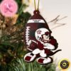 NCAA Texas Longhorns And Baby Yoda Christmas Ornament