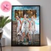 New York Liberty Wins The 2024 WNBA Champions Home Decor Poster Canvas