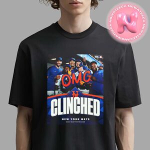 New York Mets 2024 MLB Postseason Clinched Unisex T-Shirt