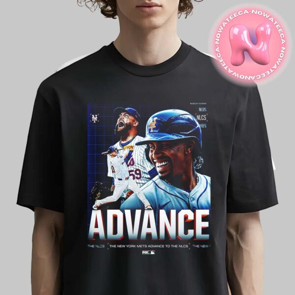 New York Mets Advance To The NLCS MLB For The First Time Since 2025 Unisex T-Shirt