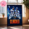 The New York Mets Have Clinched A 2024 MLB Postseason Home Decor Poster Canvas