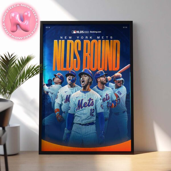 New York Mets Is Coming To NLDS Bound MLB 2024 Home Decor Poster Canvas