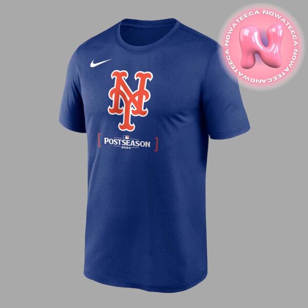 New York Mets Nike 2024 MLB Postseason Authentic Collection Legend Unisex T-Shirt