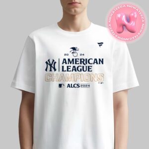 New York Yankees 2024 American League Champions Locker Room Clinched MLB World Series 2024 Unisex T-Shirt